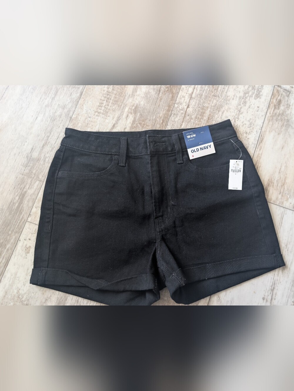 Old Navy Black Denim Shorts